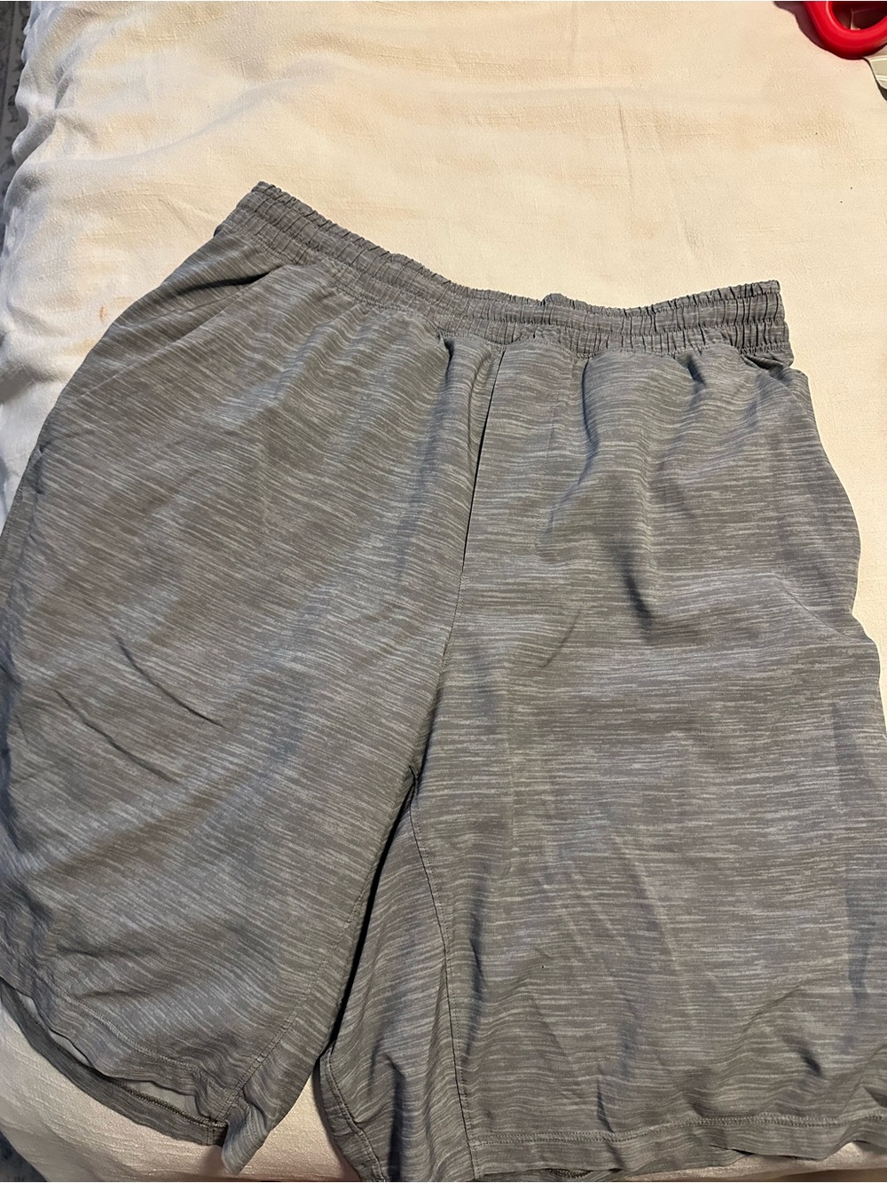 lululemon athletica Men's Gray Heather Athletic Shorts